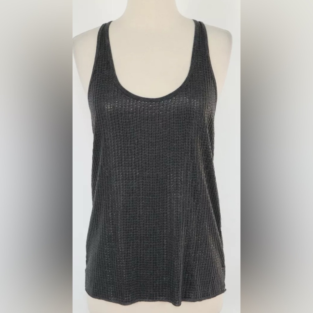 Vince Grey Sequin Tank Top Size Medium